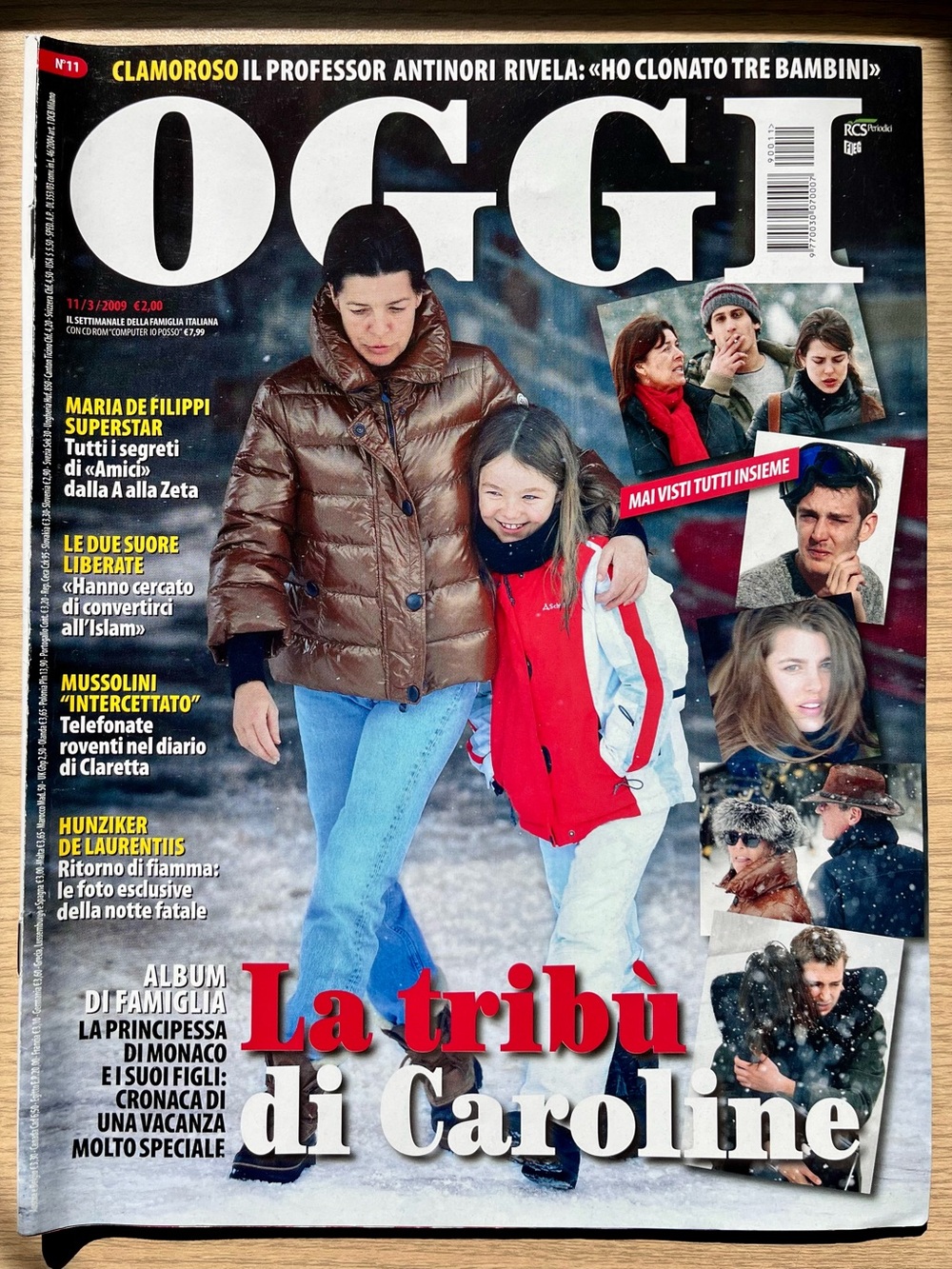 Bundle of Three (3) Italian OGGI Magazine - Mar/April 2009 - Coffee Table Decor